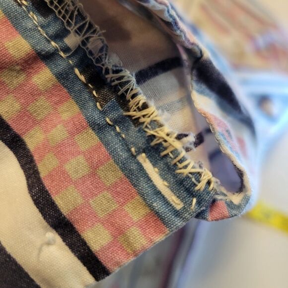 Blair Vintage Aztec Western Pastel Button Down Top Shirt Blouse Women's - Picture 8 of 10